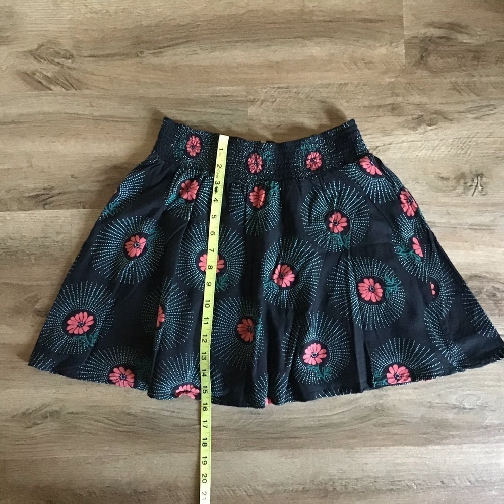 IVY & Moon Skirt Floral Boho Black Red Girls Size 12 - Picture 7 of 7